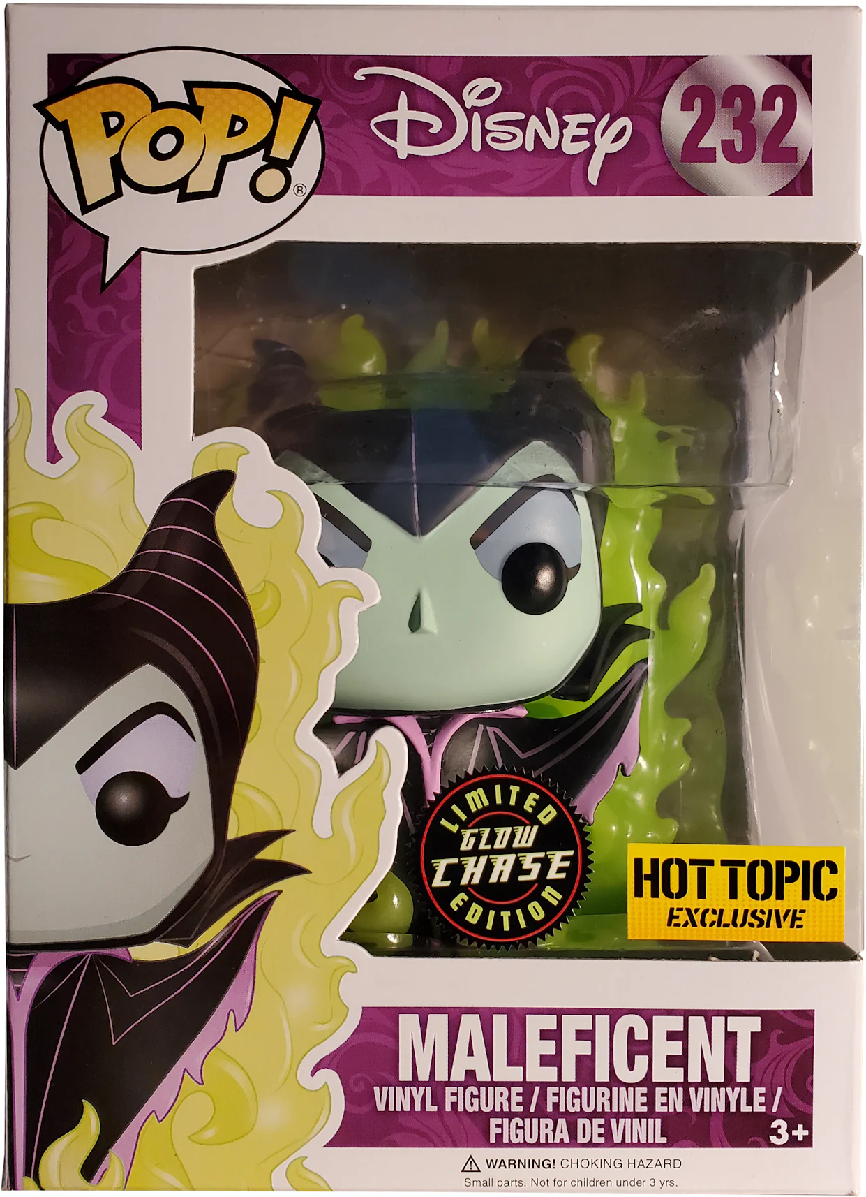Funko Pop! Disney Maleficent (Glow) (Chase) Hot Topic Exclusive