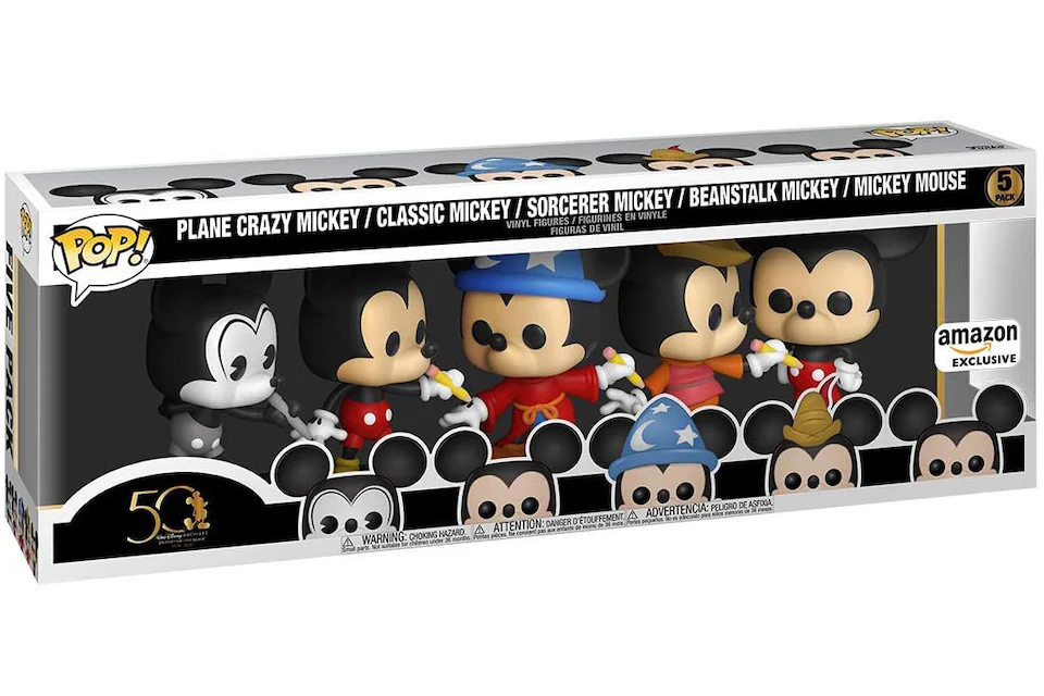 Funko Pop! Disney Mickey Mouse Amazon Exclusive 5-Pack