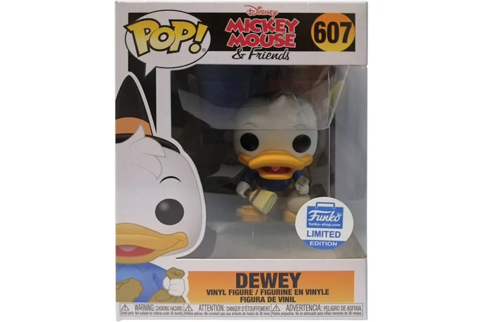 Funko Pop! Disney Mickey Mouse & Friends Dewey Funko Shop Edition Figure #607