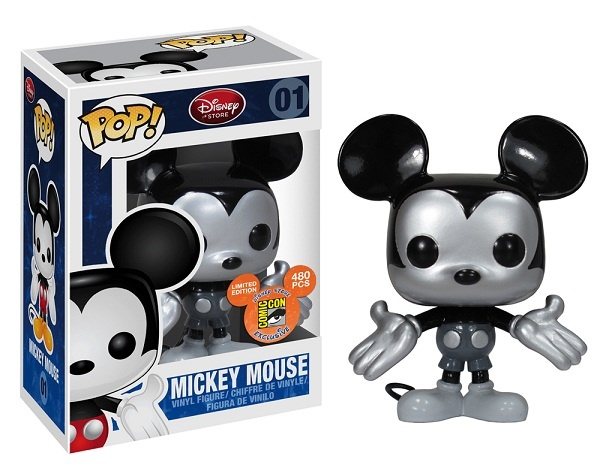 Funko Pop! Disney Mickey Mouse (Metallic) SDCC Figure #01 - US