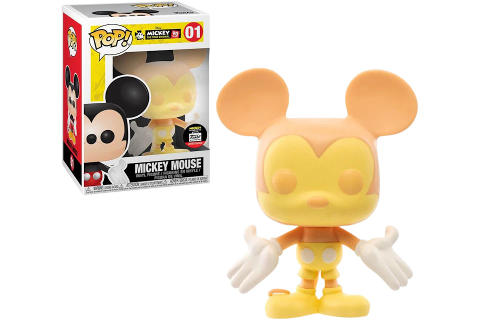 Funko Pop! Disney Mickey The True Original Mickey Mouse (Peach/Cream) 90th Anniversary Exclusive Figure #01