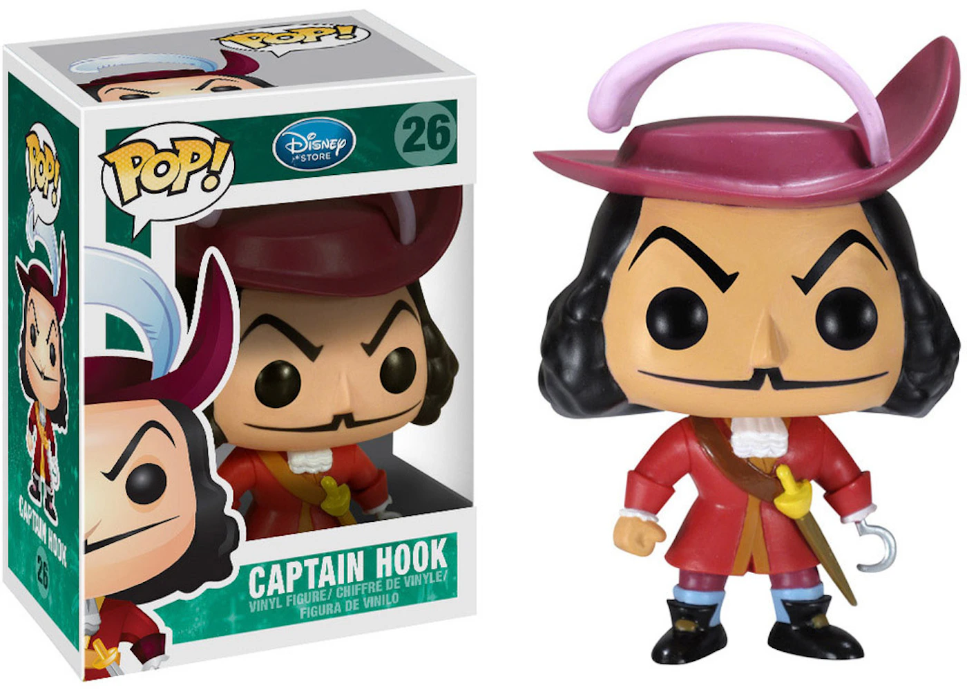 Funko Pop! Disney Peter Pan Captain Hook Figure #26 - US