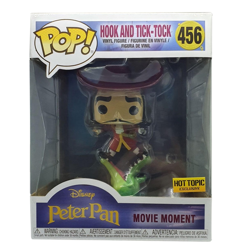 captain hook and tick tock croc funko pop