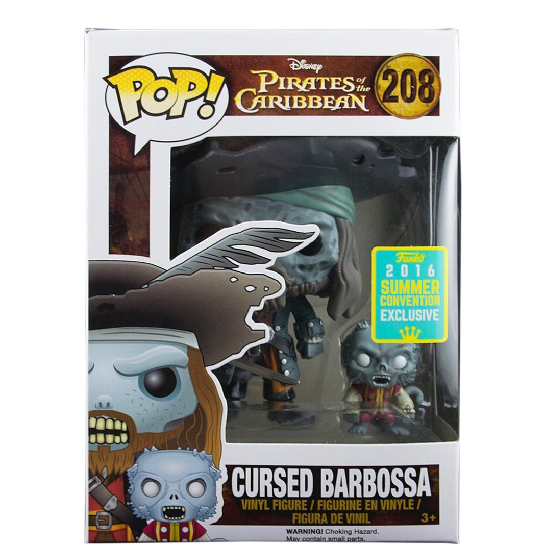 Funko Pop! Disney Pirates of the Caribbean Cursed Barbossa Summer