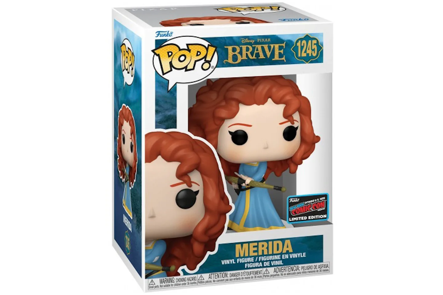 Funko Pop! Disney Pixar Brave Merida 2022 NYCC Exclusive Figure #1245 - CN