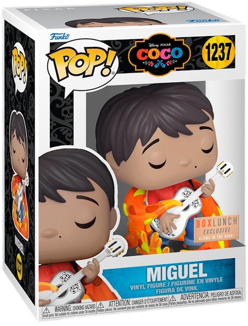 Funko Pop! Disney Pixar Coco Miguel GITD Box Lunch Exclusive Figure #1237 -  US