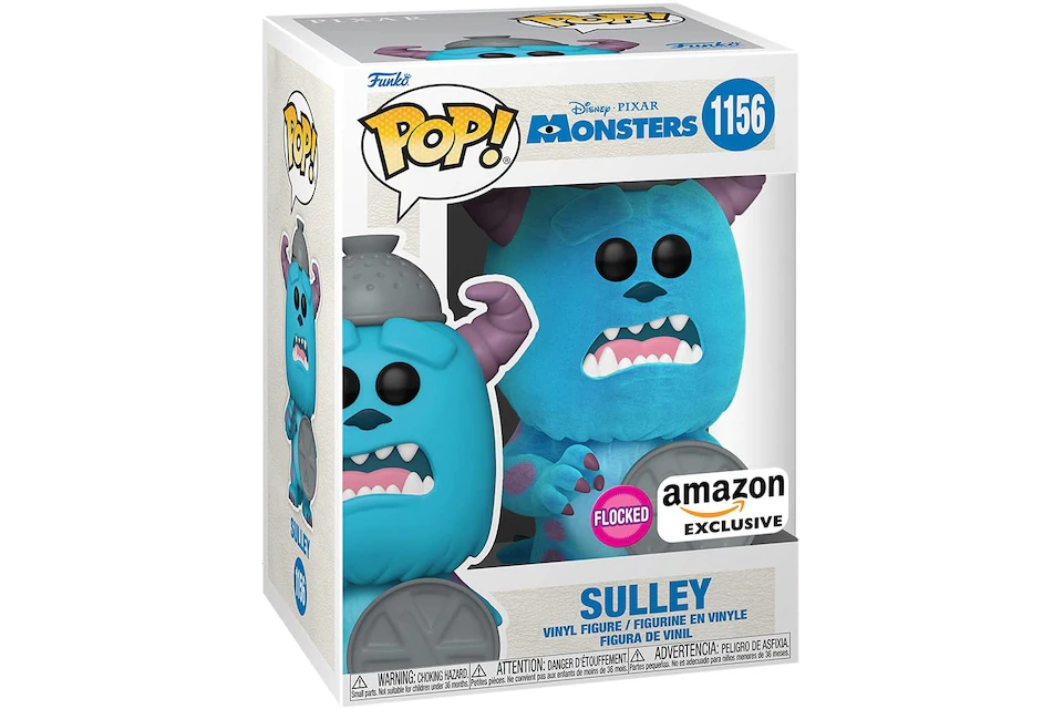 Funko Pop! Disney Pixar Monsters Sulley Flocked Amazon Exclusive Figure #1156