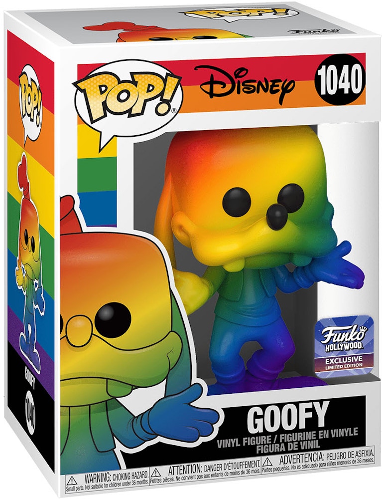 Funko Pop! Disney Pride Goofy (Rainbow) Funko Hollywood Exclusive