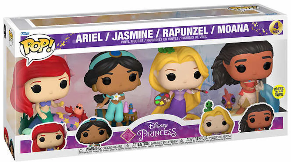 Disney Princess Cinderella Belle Moana Ariel Rapunzel Jasmine Baby