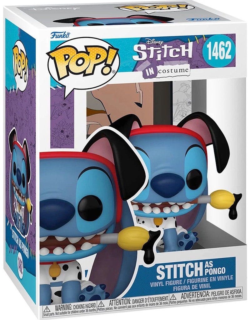 Funko Pop! Disney: Stitch In Costume Stitch as Pongo Figure #1462