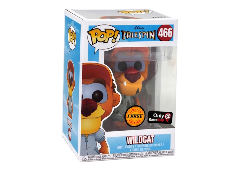Funko Pop! Disney TaleSpin Wildcat Oil Stains Chase GameStop Exclusive