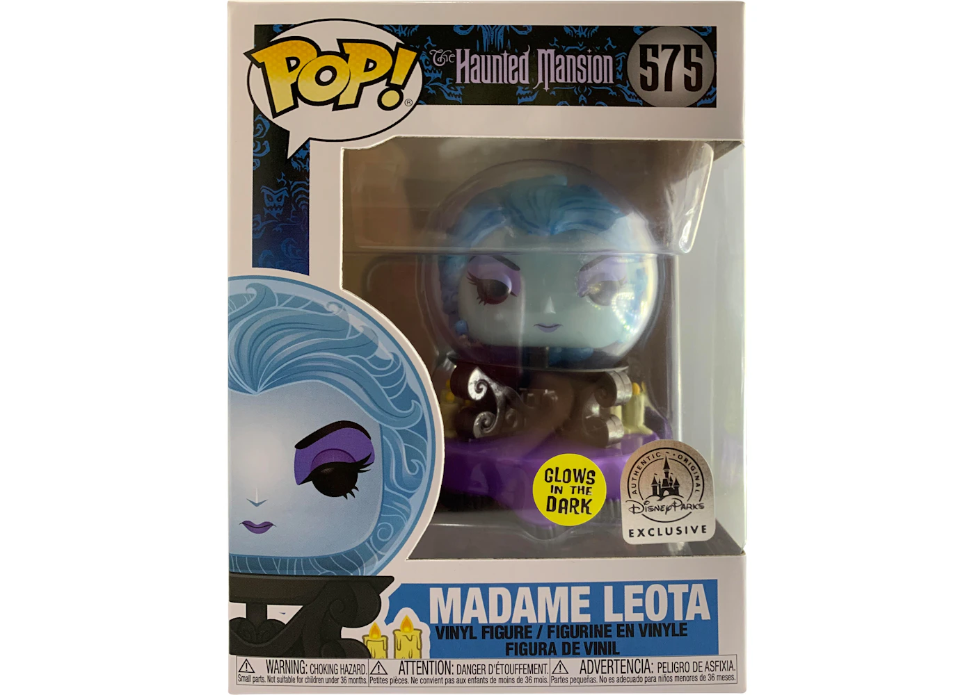Funko Pop Disney The Haunted Mansion Madame Leota Glow Disney Park Exclusive Figure 575 Funko Pop Disney The Haunted Mansion Madame Leota Glow Disney Park Exclusive Figure 575