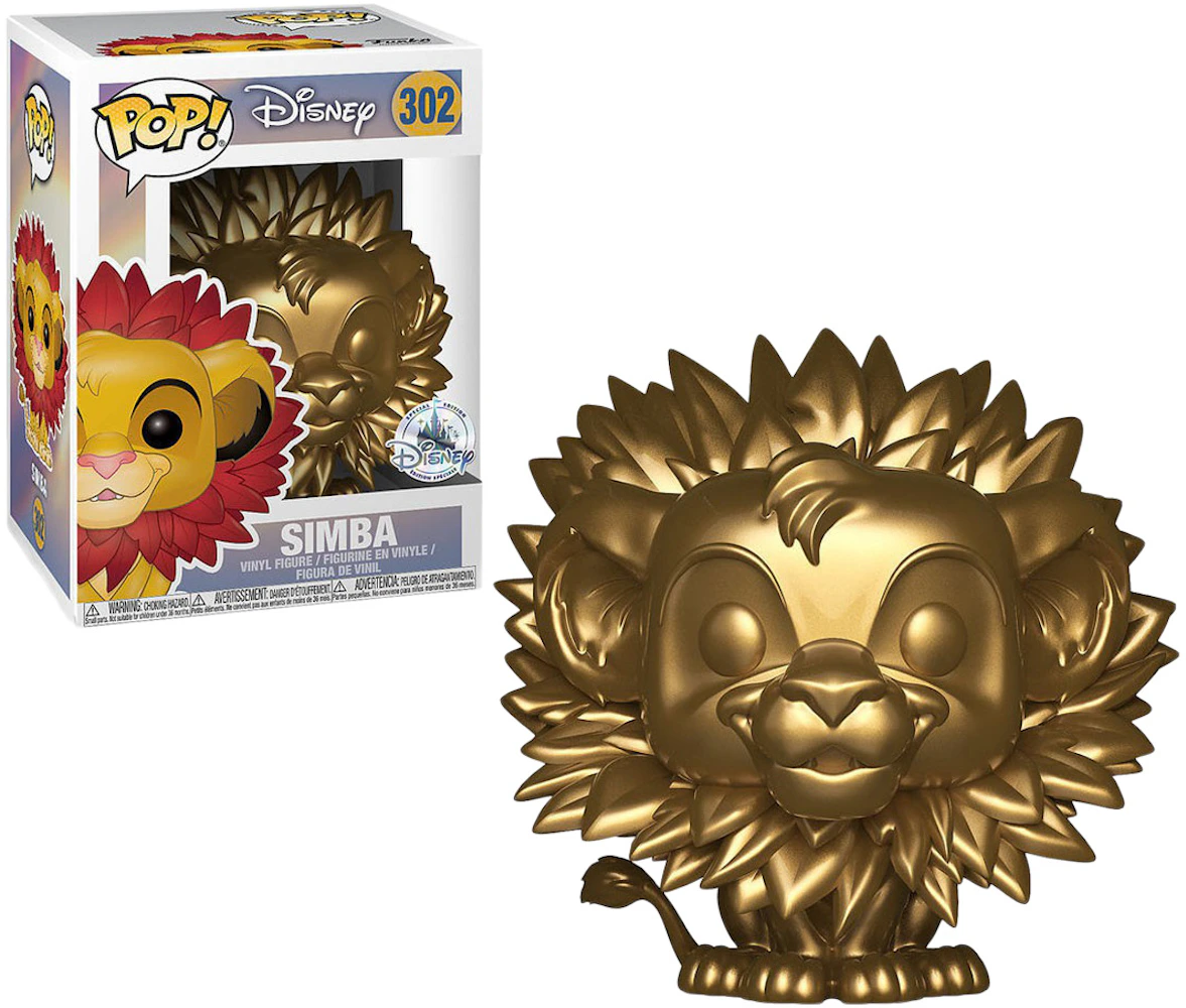 Dek de tafel Winkelcentrum Uitleg Funko Pop! Disney The Lion King Simba (Gold) Disney Store Exclusive Figure  #302 - US