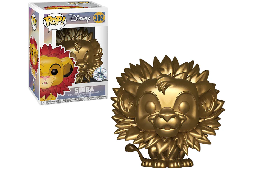 Funko Pop! Disney The Lion King Simba (Gold) Disney Store Exclusive Figure #302