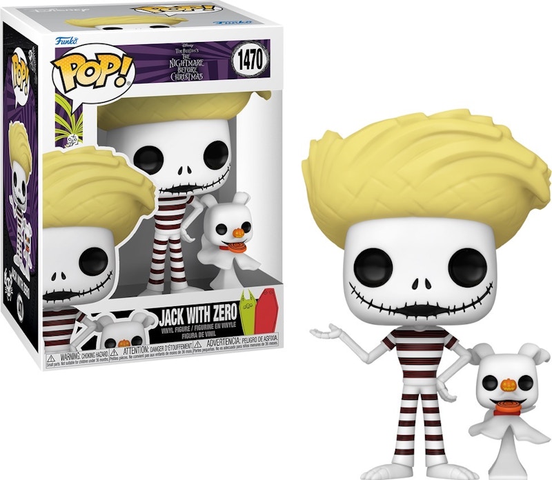 Funko Pop! Disney: The Nightmare Before Christmas Jack with Zero (Beach) Figure #1469