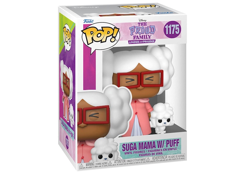 Funko Pop! Disney The Proud Family Suga Mama W/ Puff Figure #1175 - US