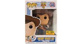 Funko Pop! Disney Toy Story 4 Sheriff Woody Holding Forky Hot Topic Exclusive Figure #535