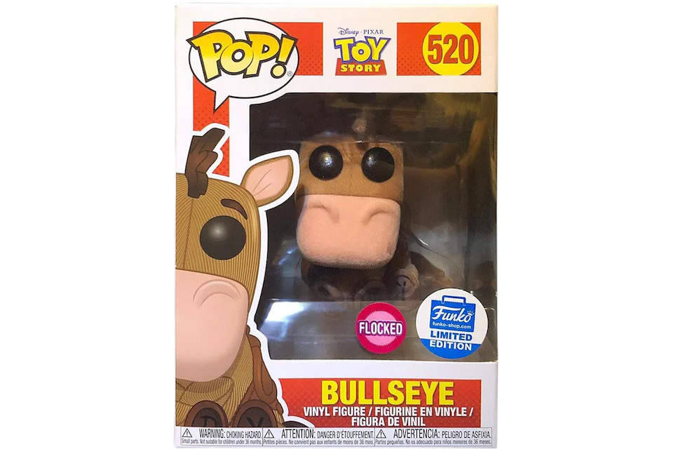 Funko Pop! Disney Toy Story Bullseye (Flocked) Funko Shop Edition Figure #520