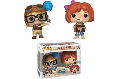 Funko Pop Disney Up Carl Ellie SDCC Exclusive 2 Pack US