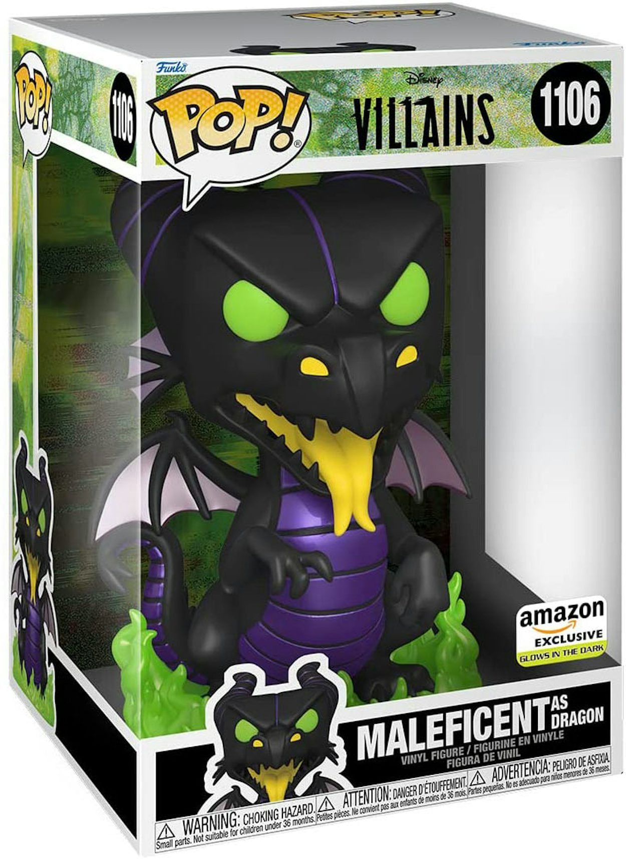Exclusive Loungefly Maleficent Dragon with Glow in the Dark