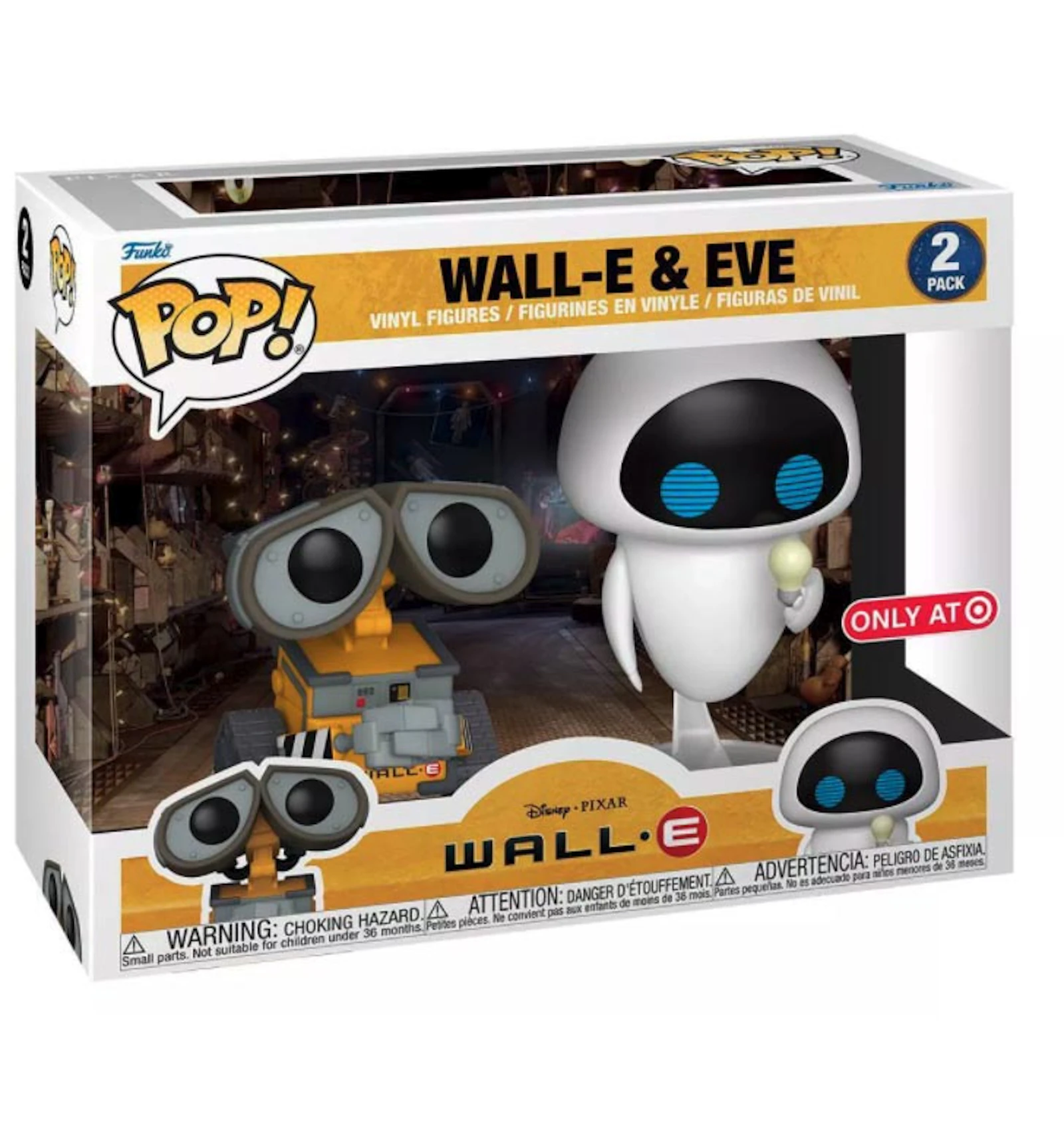 Funko Pop Disney Wall E Eve Target Exclusive 2 Pack Fw21 Us Funko Pop Disney Wall E Eve Target Exclusive 2 Pack Fw21 Us