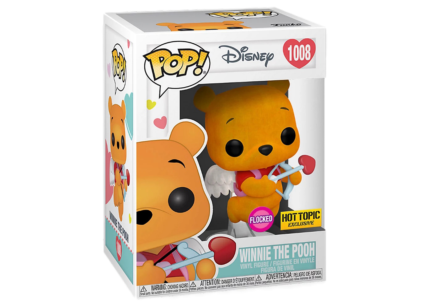Funko Pop! Disney Winnie The Pooh (Valentines Day) Flocked Hot