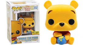 Funko Pop! Disney Winnie the Pooh Winnie The Pooh (Flocked) Hot Topic Exclusive Figure #252