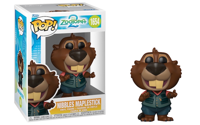 Funko Pop! Disney: Zootopia 2 Nibbles Maplestick Figure #1654