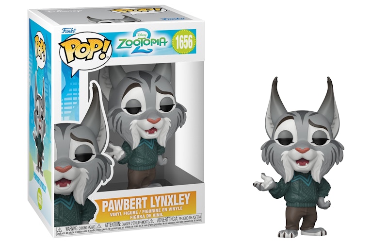 Funko Pop! Disney: Zootopia 2 Pawbert Lynxley Figure #1656