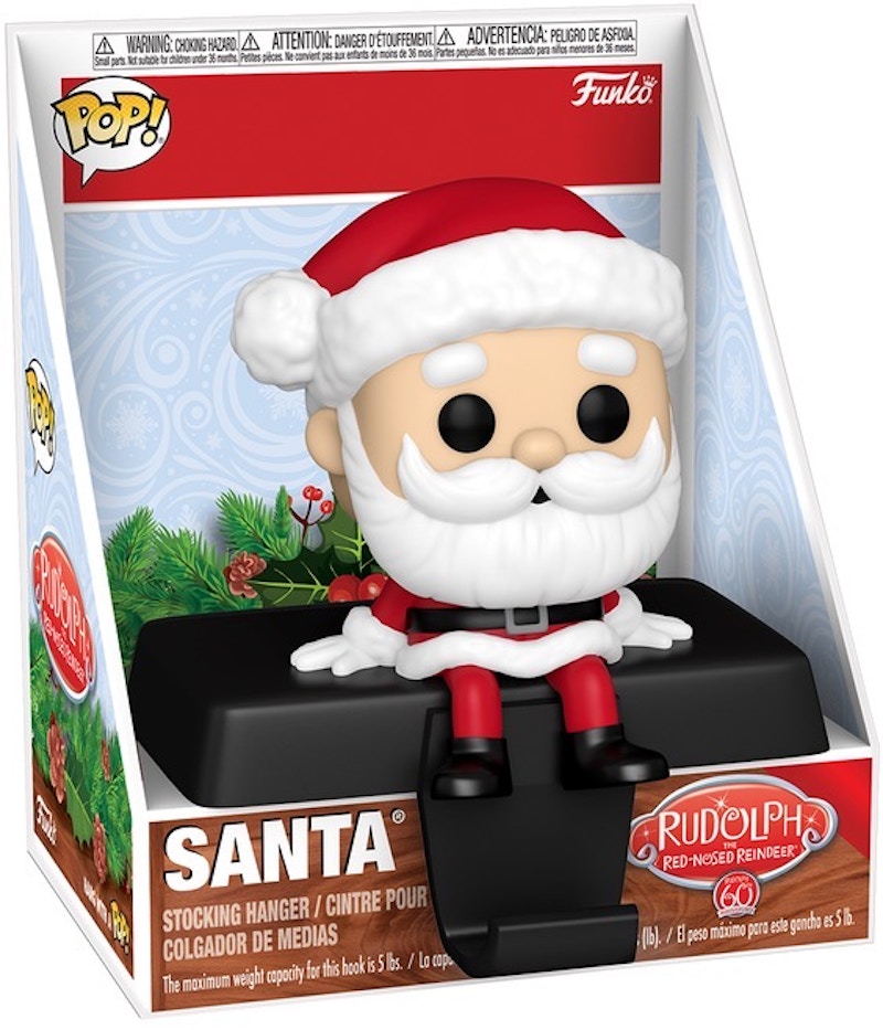 Funko Pop! EdgeSitter: Rudolph The RedNosed Reindeer Santa Stocking Hanger