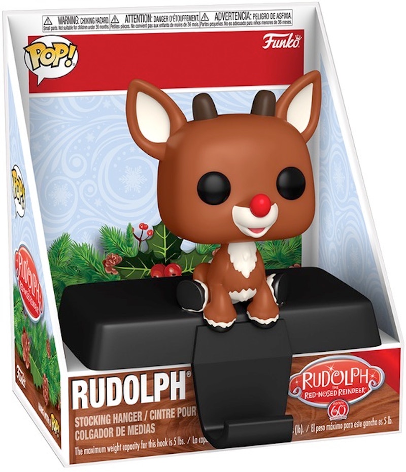 Funko Pop! EdgeSitter: Rudolph The RedNosed Reindeer Stocking Hanger