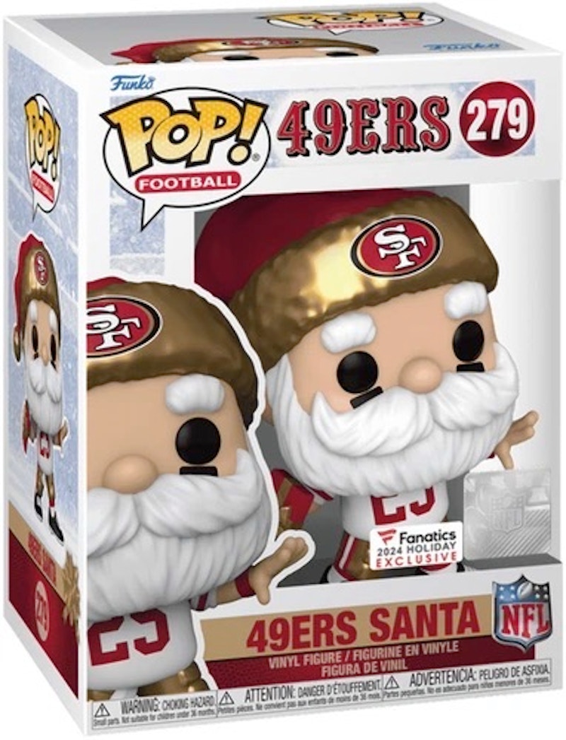 Funko Pop! Football: 49ers Santa (Fanatics 2024) Figure #279