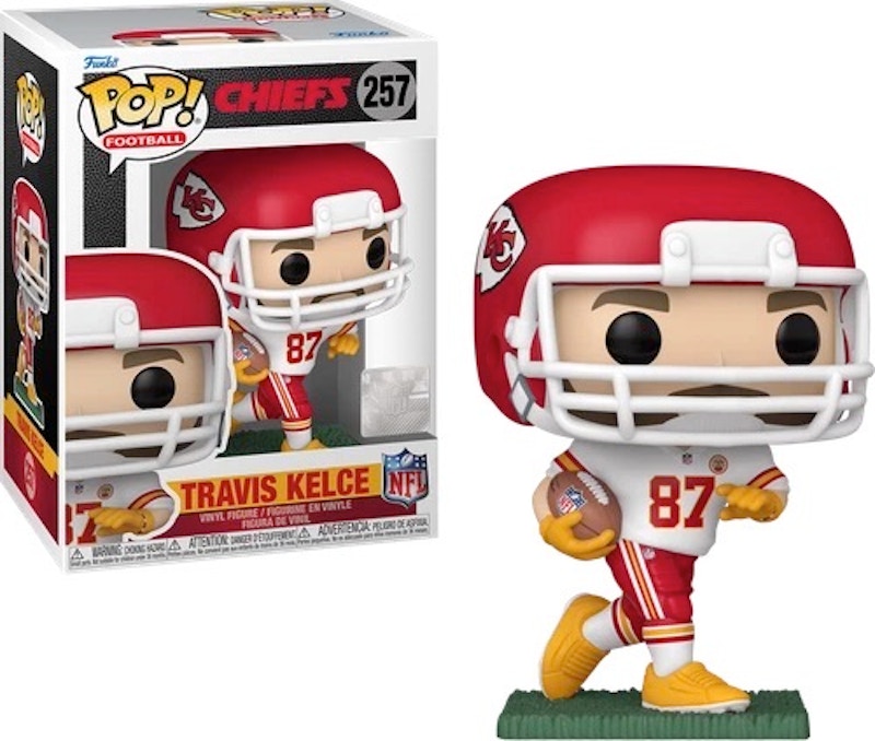 Funko Pop! Football: Chiefs Travis Kelce (Away Jersey) Figure #257