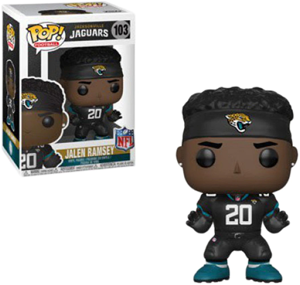 Funko Pop! Football Jacksonville Jaguars Jalen Ramsey Black Jersey Figure  #103 - GB