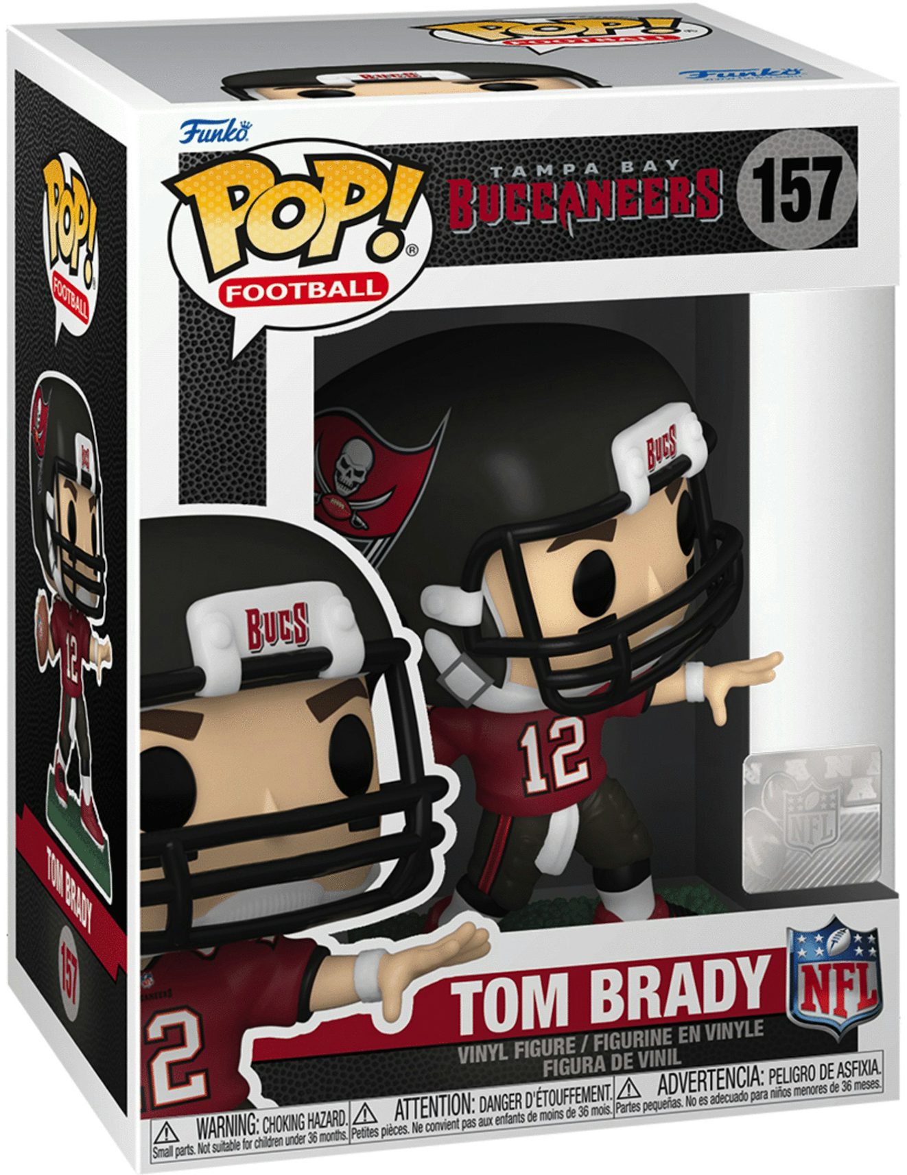 Funko Gold NFL Tampa Bay Buccaneers Tom Brady 12 Inch Walmart Exclusive  Figure - US