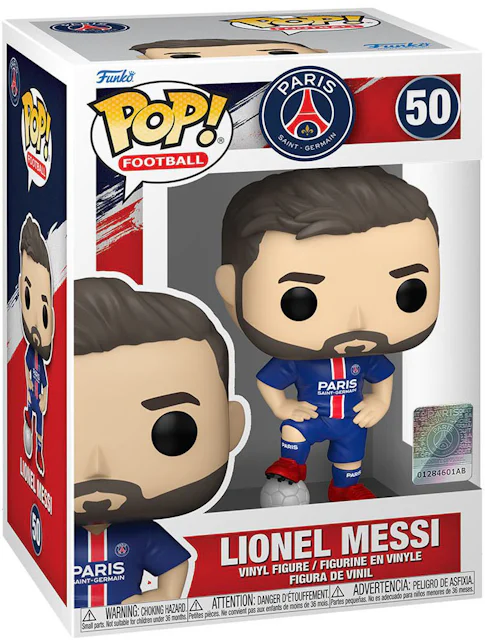 Funko POP! Football Lionel Messi Paris Saint Germain Player Vinyl Figure No  50