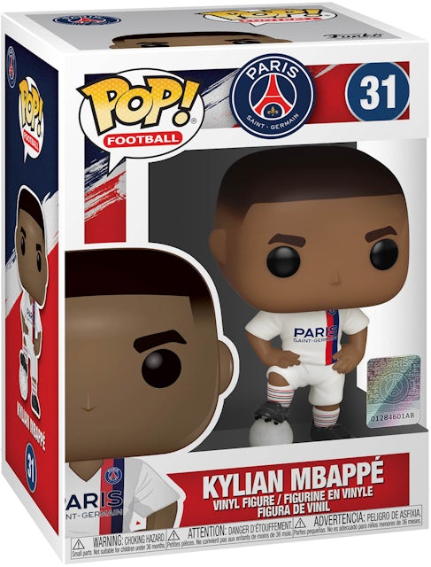 PSG POP! Football Vinyl Figurine Kylian Mbappé (Away Kit) 9 cm
