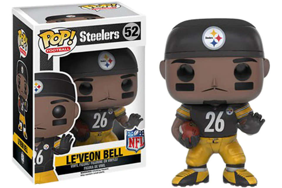 Funko Pop! Football Pittsburgh Steelers Le'Veon Bell Black Jersey Figure #52