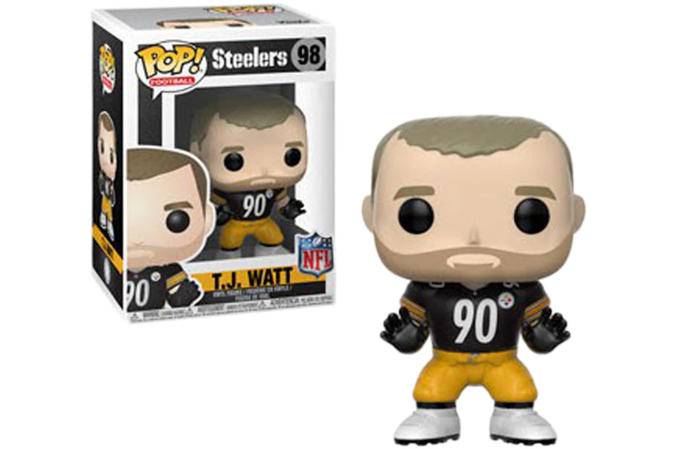 Funko Pop! Football Pittsburgh Steelers T.J. Watt Black Jersey Figure #98