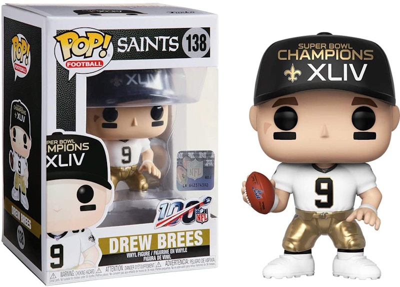 POP! Football: 11 Saints, Drew Brees – POPnBeards