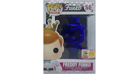 Funko Pop! Freddy Funko (Bowtie) (Chrome Blue) SDCC Special Edition