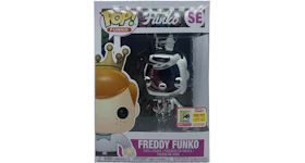 Funko Pop! Freddy Funko (Bowtie) (Chrome Silver) SDCC Special Edition
