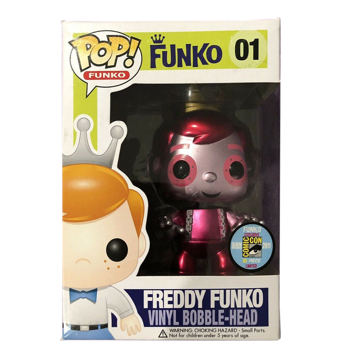 Funko Pop! Freddy Funko Metallic Franken Berry SDCC Bobble-Head 
