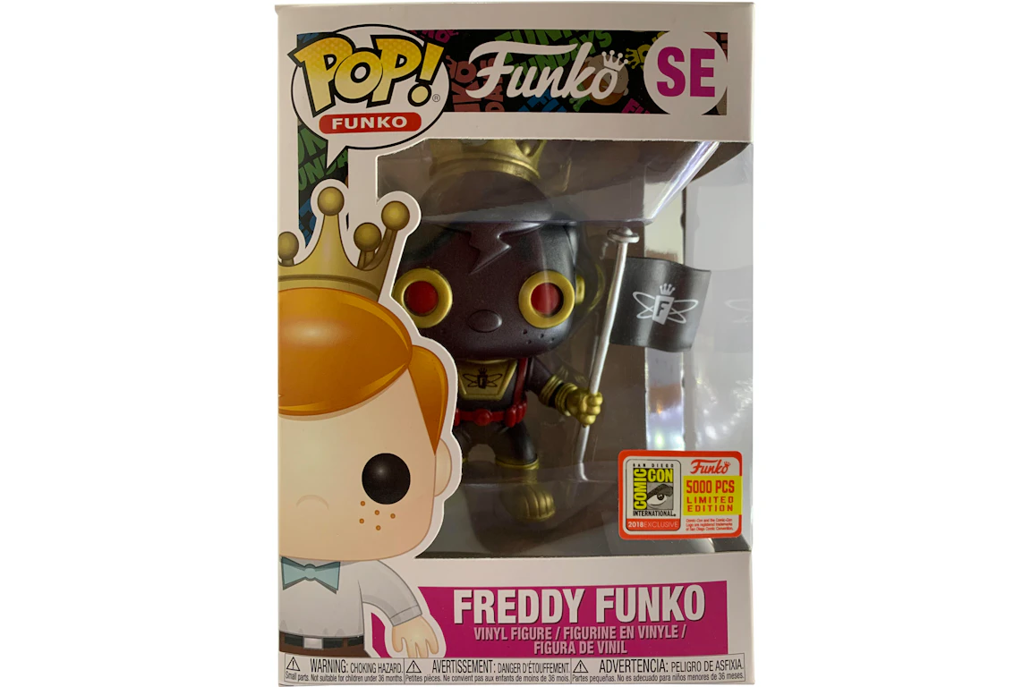 Funko Pop! Freddy Funko Space Robot (Black) SDCC Special Edition