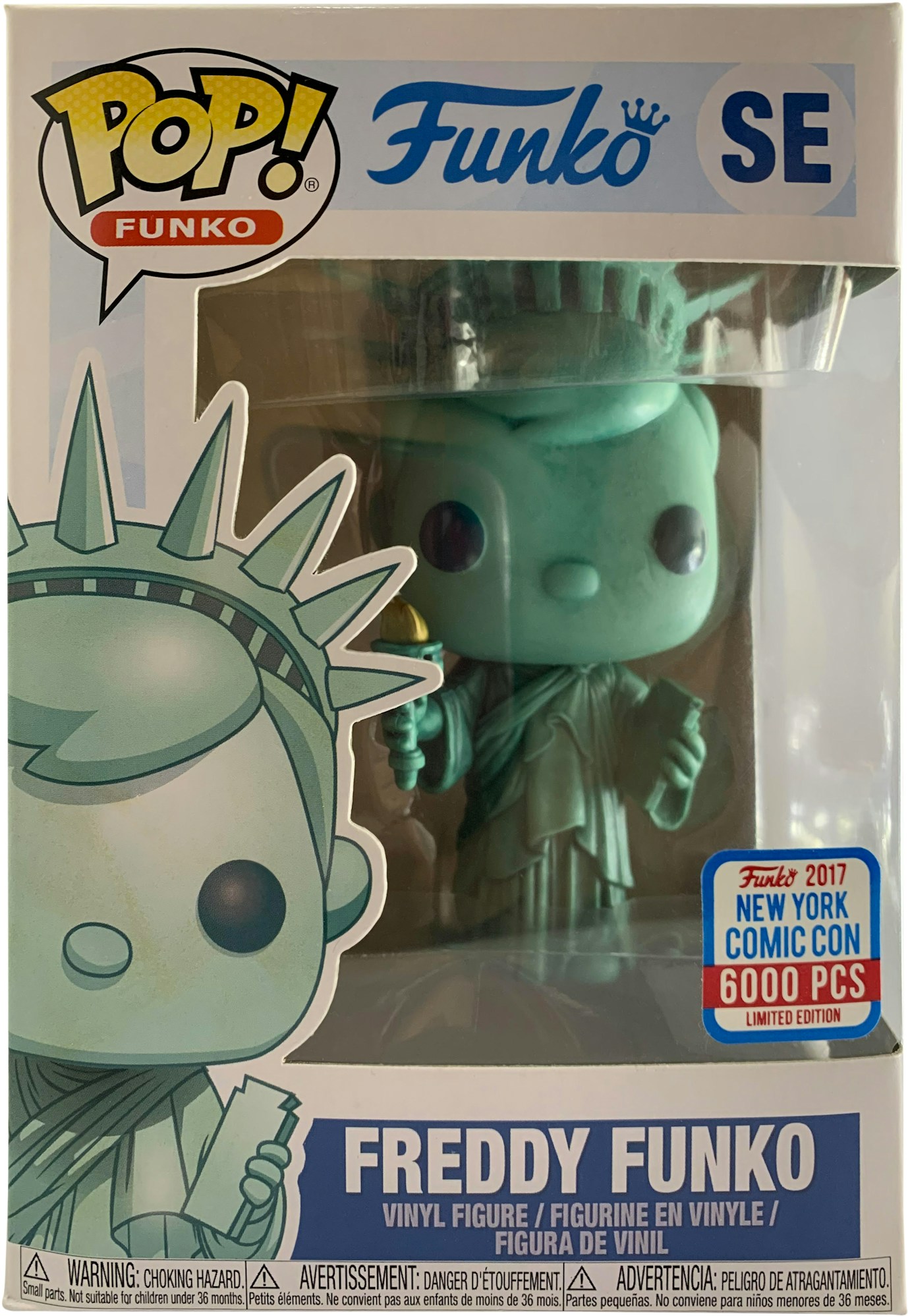 Funko Pop! Freddy Funko (Statue of Liberty) NYCC Special Edition