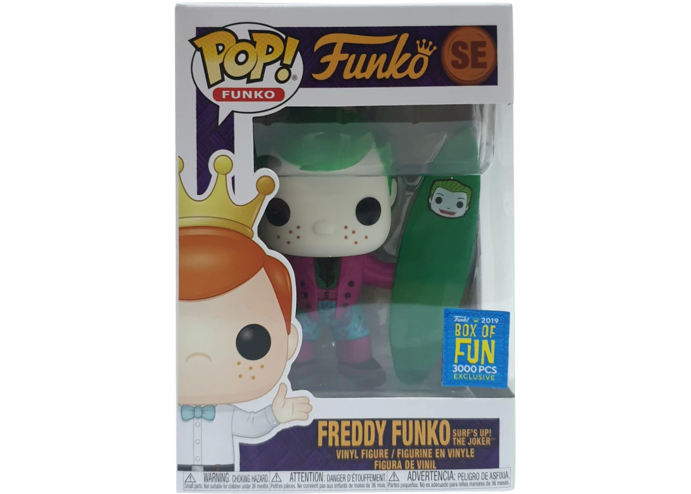 Pop! Freddy Funko Surf's Up! The Joker Box Fun Exclusive Special Edition - US