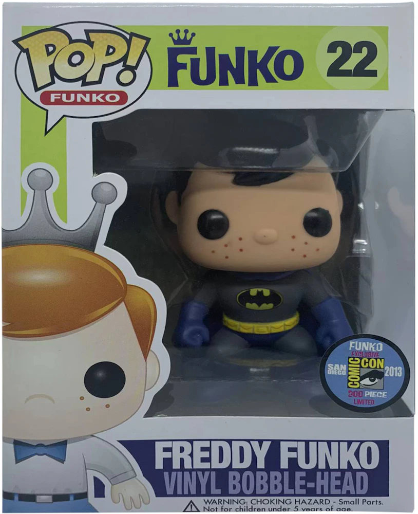 Funko Pop! Freddy Funko as Batman (Blue Suit) SDCC Bobble-Head Figure #22 -  US