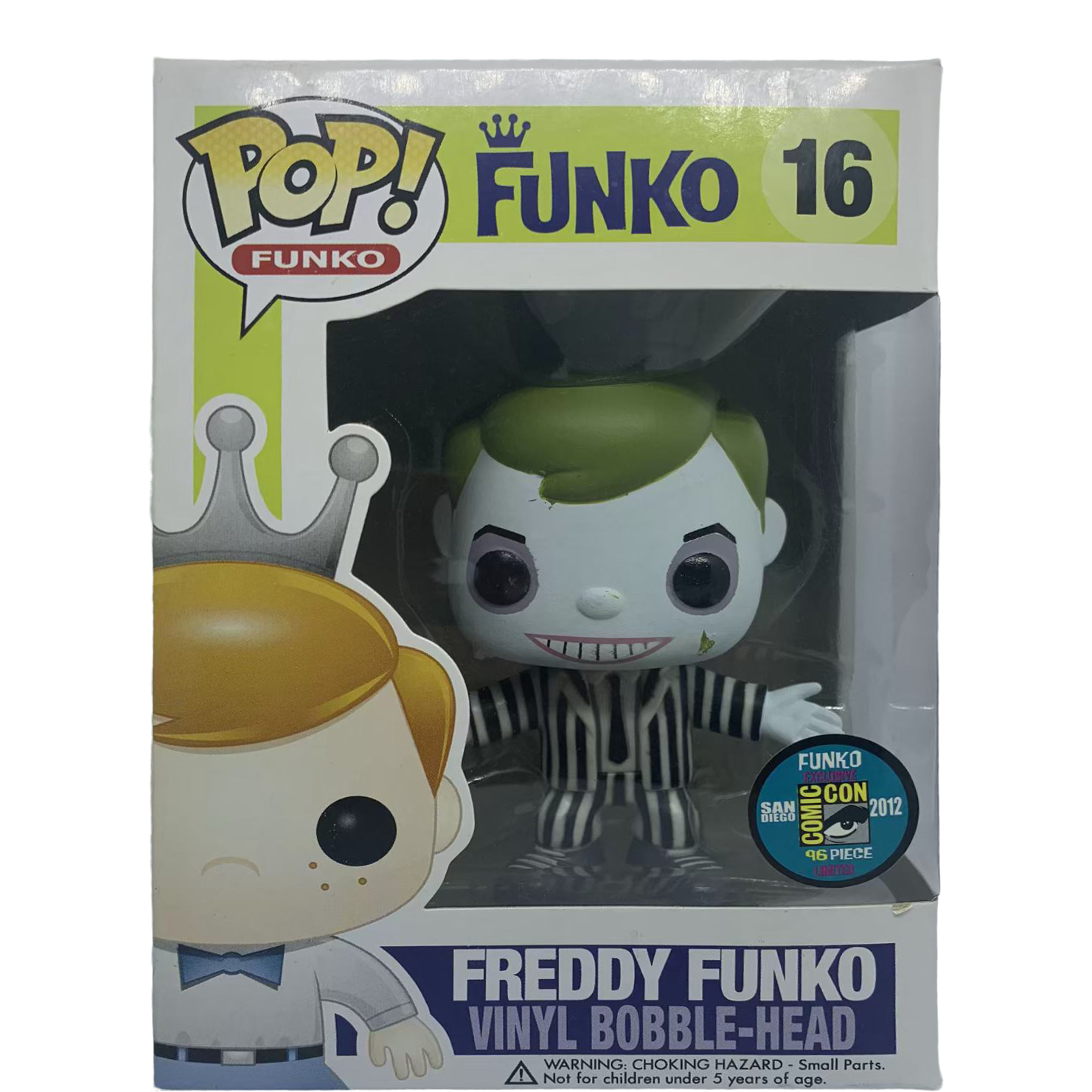 Funko Pop! Freddy Funko as Beetlejuice SDCC Bobble-Head Figure #16 