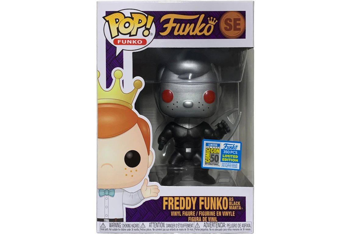Funko Pop! Freddy Funko as Black Manta SDCC Special Edition