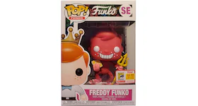 Funko Pop! Freddy Funko (as Cuphead Devil) (Red) SDCC Special Edition